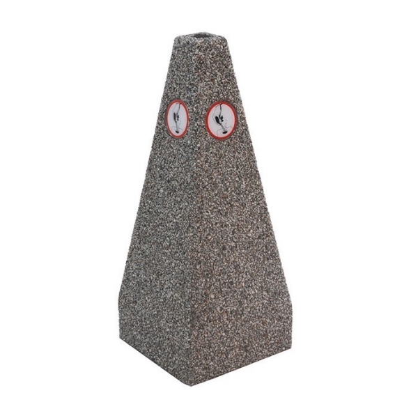 Concrete Pyramid Cigarette Snuffer