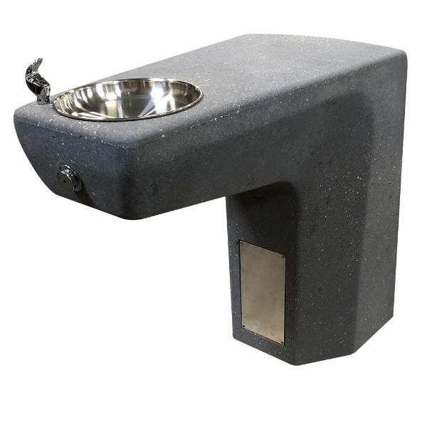 Concrete Drinking Fountain - Single	