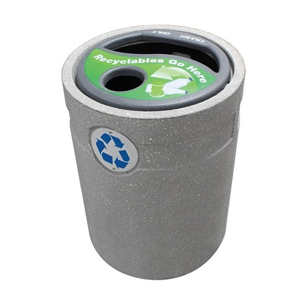  Round Recycling Trash Receptacle