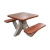  2-Seat Concrete Picnic Table