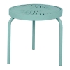 	19" Aluminum Round Stackable Side Table