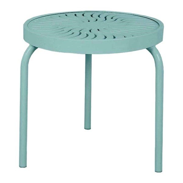 	19" Aluminum Round Stackable Side Table