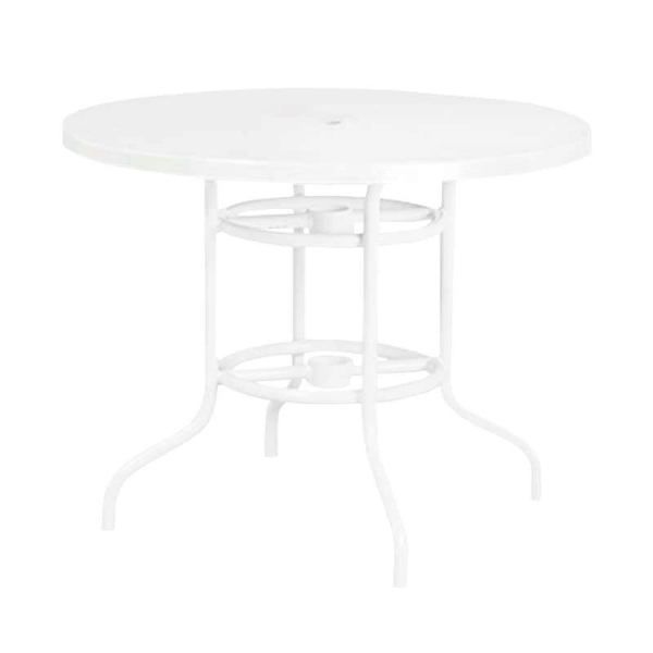 42" Fiberglass Round Dining Table