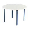 48" Round Fiberglass ADA Patio Dining Table with Commercial Aluminum Frame