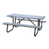 12 Ft. Aluminum Picnic Table with Welded Galvanized Steel Frame