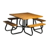 48" Windsor Collection Square Recycled Plastic Picnic Table