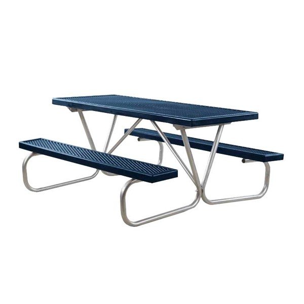 6 Ft. Plastisol Coated Metal Picnic Table