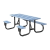 8 Ft. ADA Aluminum Picnic Table, Wheelchair Accessible