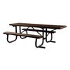 8 Ft. ADA Plastisol Picnic Table, Wheelchair Accessible