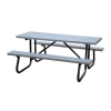 8 Ft. Aluminum Picnic Table with Welded Steel Frame