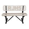 4 ft. Personalized Expanded Style Thermoplastic Bench