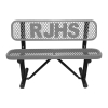 4 ft. Personalized Expanded Style Thermoplastic Bench