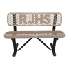 4 ft. Personalized Expanded Style Thermoplastic Bench