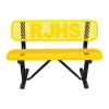 4 ft. Personalized Expanded Style Thermoplastic Bench