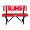 4 ft. Personalized Expanded Style Thermoplastic Bench