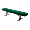 4 Ft. Slatted Style Thermoplastic Backless Bench