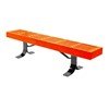 4 Ft. Slatted Style Thermoplastic Backless Bench