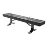 4 Ft. Slatted Style Thermoplastic Backless Bench