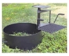 Picture of 30" Dia, 300 Sq. In. Steel Fire Ring with Swivel Grate