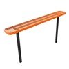Picture of RHINO 8 Ft. Thermoplastic Polyolefin Coated Pedestal Bench Without Back - Quick Ship