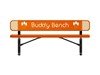 Picture of RHINO Series Rectangular Thermoplastic Buddy Bench – 4 Foot, 6 Foot, or 8 Foot - Quick Ship