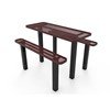 Picture of ELITE 6 ft. Thermoplastic Polyethylene Independent Picnic Table - Quick Ship - 276 lbs.