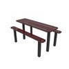 Picture of ELITE 8 ft. Thermoplastic Polyethylene Independent Picnic Table - Quick Ship - 325 lbs.