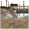  St. Maarten Cross Weave Strap Chaise Lounge