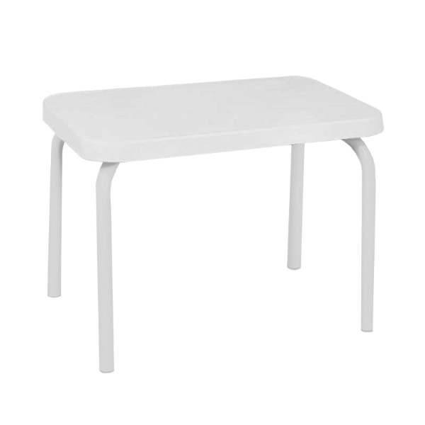 Fiberglass Rectangular Side Table