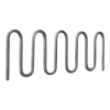 Heavy Duty 11 Space Single Loop Bike Rack, Galvanized Steel	