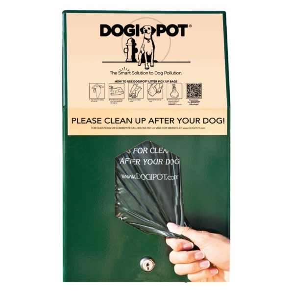 Dogipot JR Aluminum Header Pak Bag Dispenser	