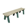 6 Foot Dogipot Backless Bench