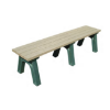 6 Foot Dogipot Backless Bench