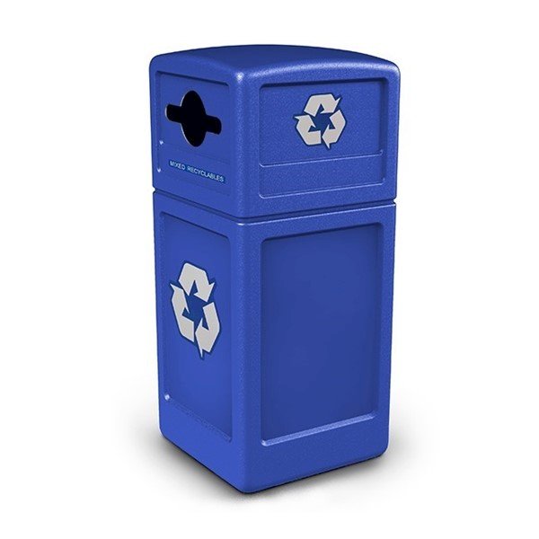 Recycling Container With Mixed Lid