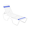 Picture of Quick Ship St. Maarten Vinyl Strap Chaise Lounge - Commercial Aluminum Frame - 20 lbs.