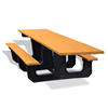 8 Ft. ADA Recycled Plastic "Walk Thru" Style Picnic Table	