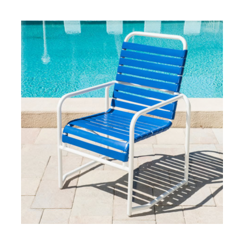 Kings Bay Vinyl Strap Beach Chair Furniture Leisure