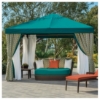 Cabana With Vented Rigid Canopy