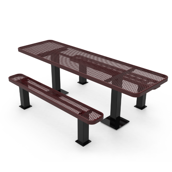 Expanded Steel - Black - Surface Mount