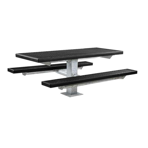 6 Ft. Plastisol Pedestal Picnic Table	