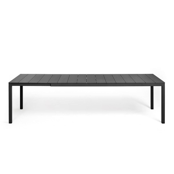 83" Extendable Aluminum Dining Table
