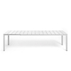 83" Extendable Aluminum Dining Table