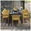 83" Extendable Aluminum Dining Table