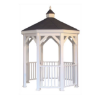 Picture of White Vinyl Gazebo in a Box Kit - 8ft, 10ft, 12ft