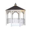 Picture of White Vinyl Gazebo in a Box Kit - 8ft, 10ft, 12ft