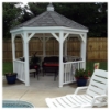 Picture of White Vinyl Gazebo in a Box Kit - 8ft, 10ft, 12ft