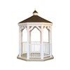 Picture of Amish Country Vinyl Gazebo-in-a-Box Kit with Deck Floor - All Sizes