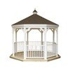 Picture of Amish Country Vinyl Gazebo-in-a-Box Kit with Deck Floor - All Sizes