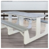 Picture of 6 Foot Nantucket Marine Grade Polymer Picnic Table with Umbrella Hole