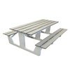 Picture of 8 Foot Nantucket Marine Grade Polymer Picnic Table with Umbrella Hole